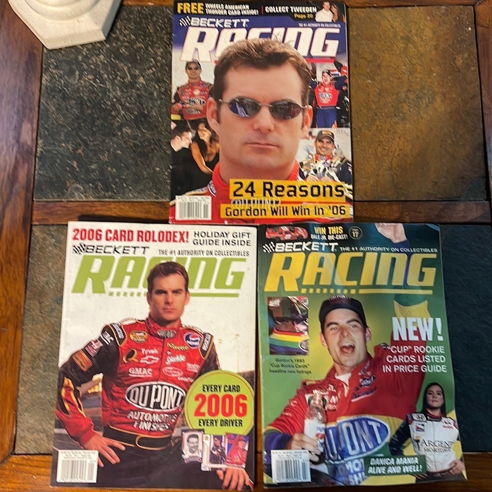 Jeff Gordon Beckett Racing Magazines
